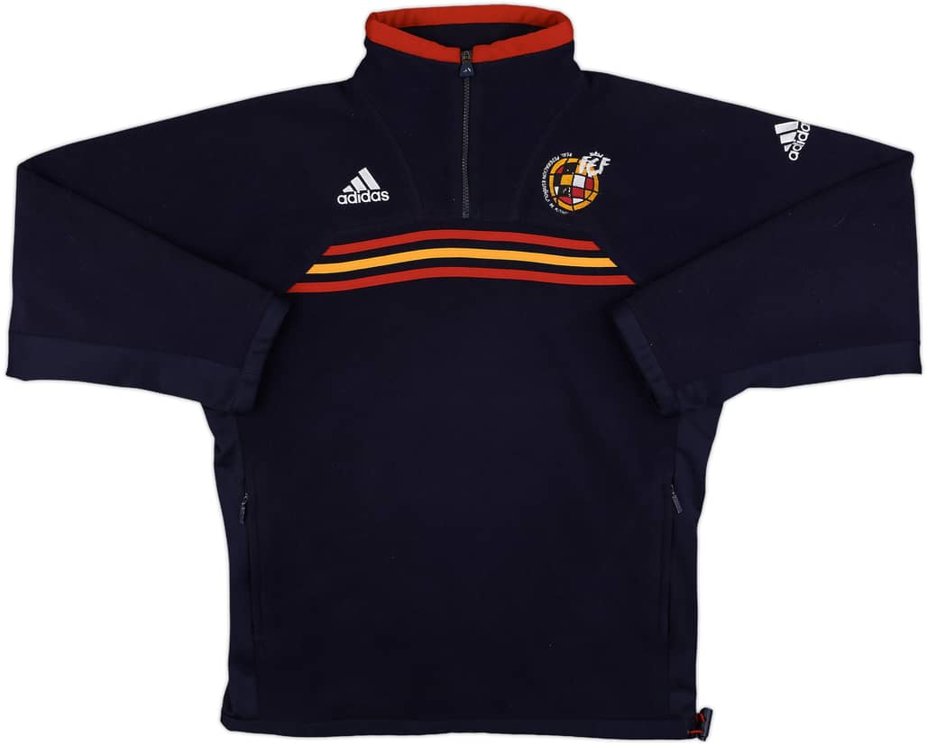 1998-00 Spain adidas 1/4 Zip Fleece Top - 8/10 - (M)