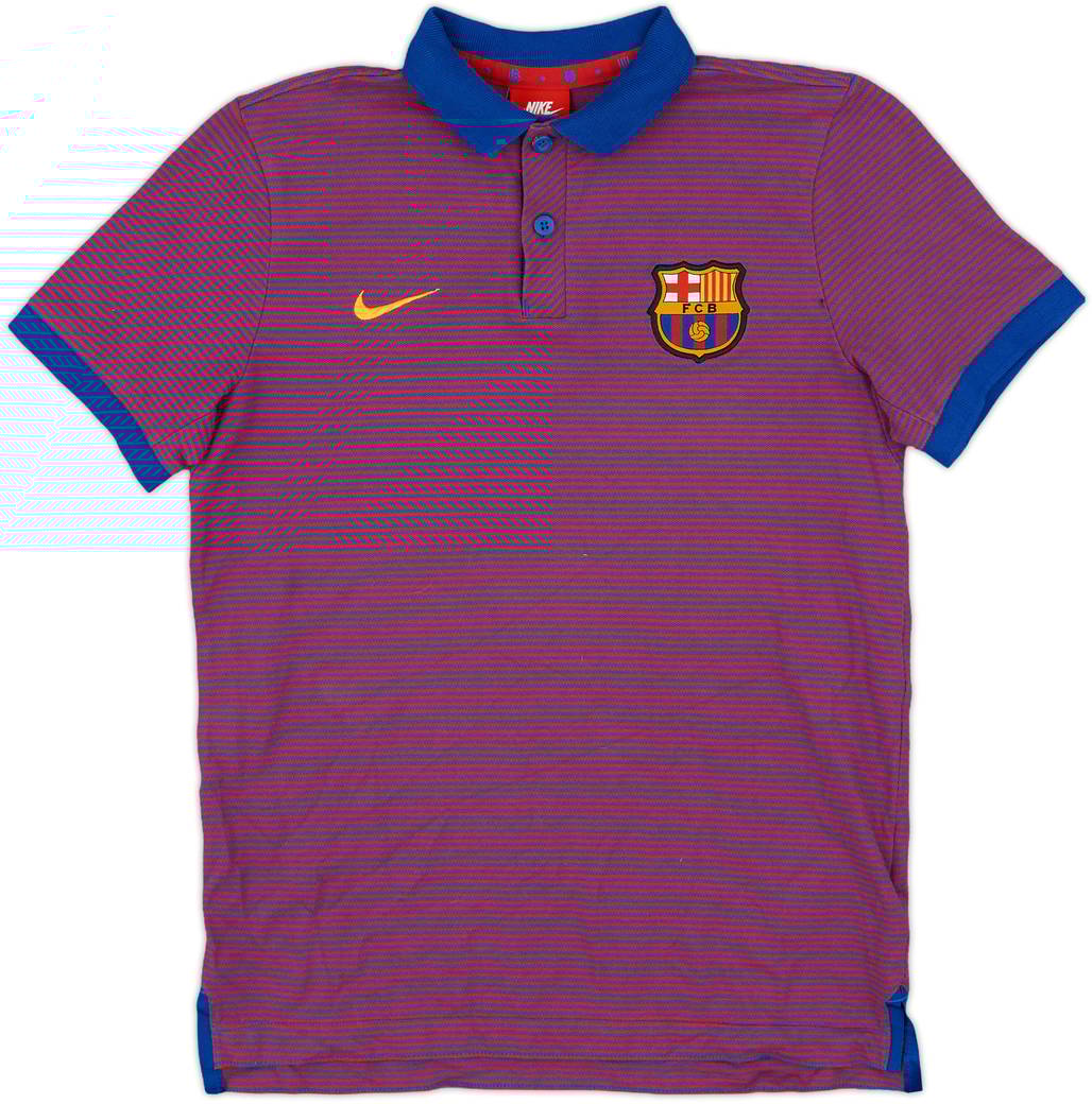 2016-17 Barcelona Nike Polo Shirt - 8/10 - (L.Boys)