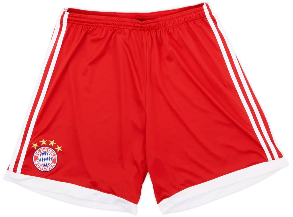 2017-18 Bayern Munich Home Shorts - 9/10 - (L)