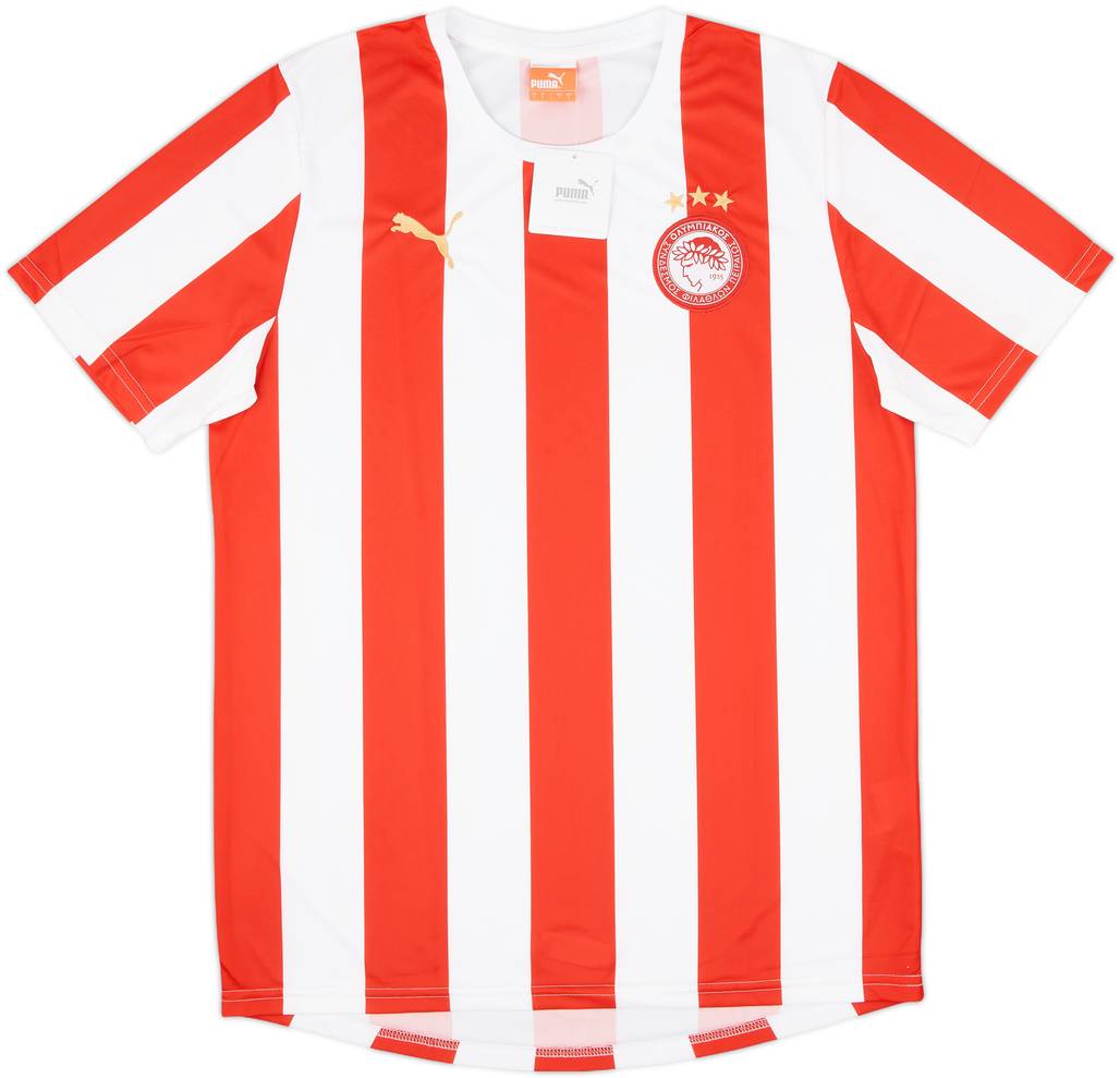 2013-14 Olympiakos Basic Home Shirt (L)