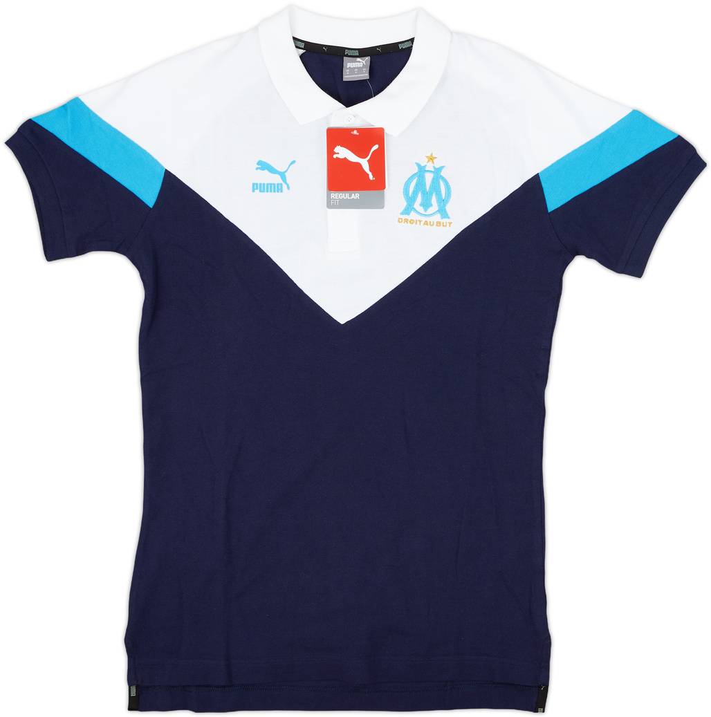 2019-20 Olympique Marseille Puma Polo Shirt (S)