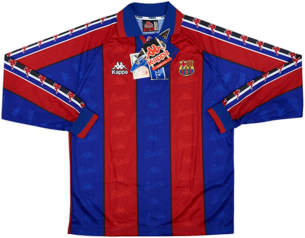 1995-97 Barcelona Home L/S Shirt (L)