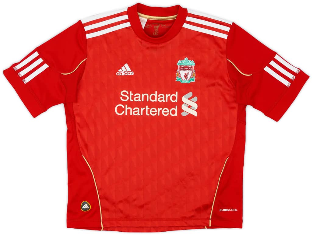 2010-12 Liverpool Home Shirt - 9/10 - (S.Boys)