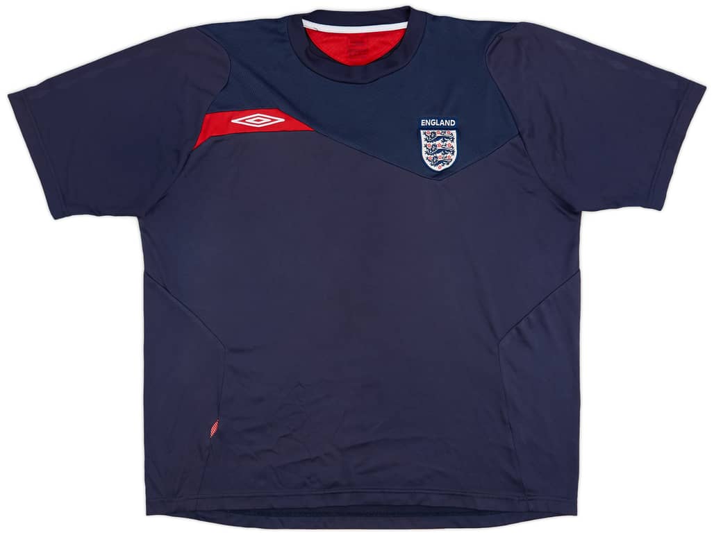 2007-08 England Umbro Training Shirt - 8/10 - (XXL)
