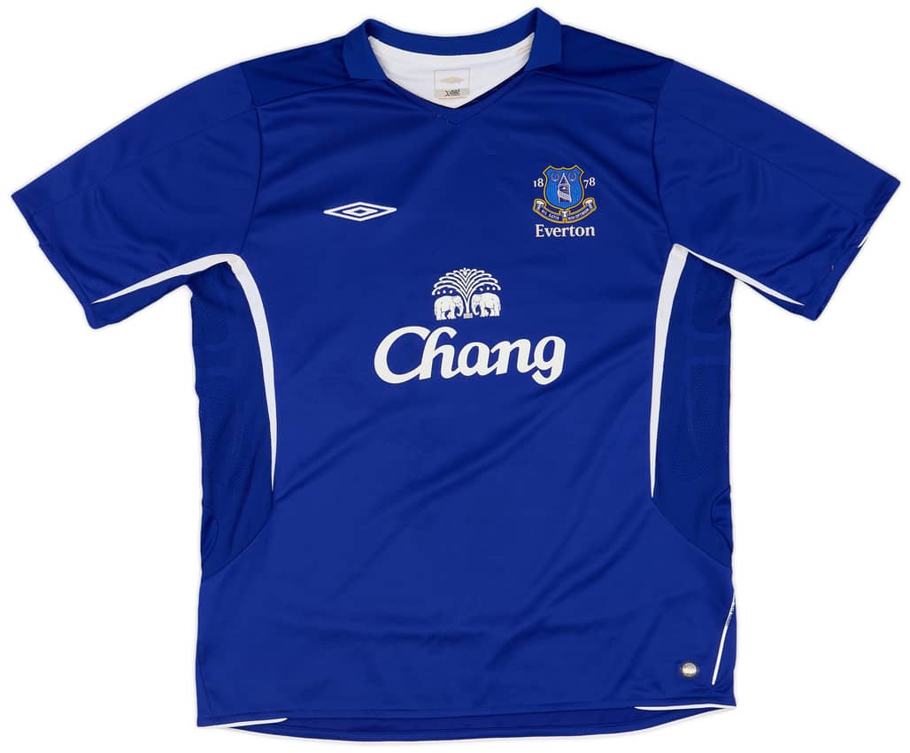 2005-06 Everton Home Shirt - 9/10 - (XL)