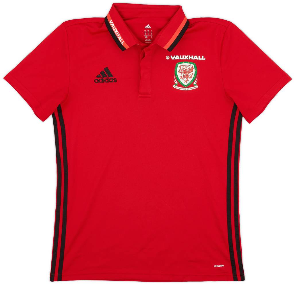 2016-17 Wales adidas Polo Shirt - 8/10 - (M)