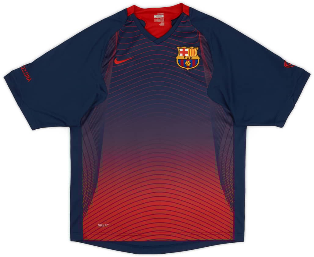 2007-08 Barcelona Nike Training Shirt - 9/10 - (S)