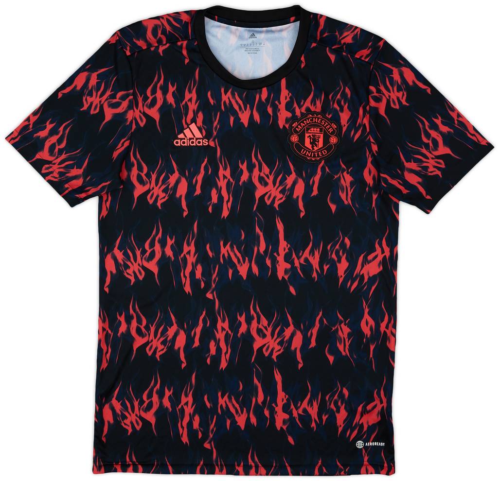 2020-21 Manchester United adidas Training Shirt - 9/10 - (S)