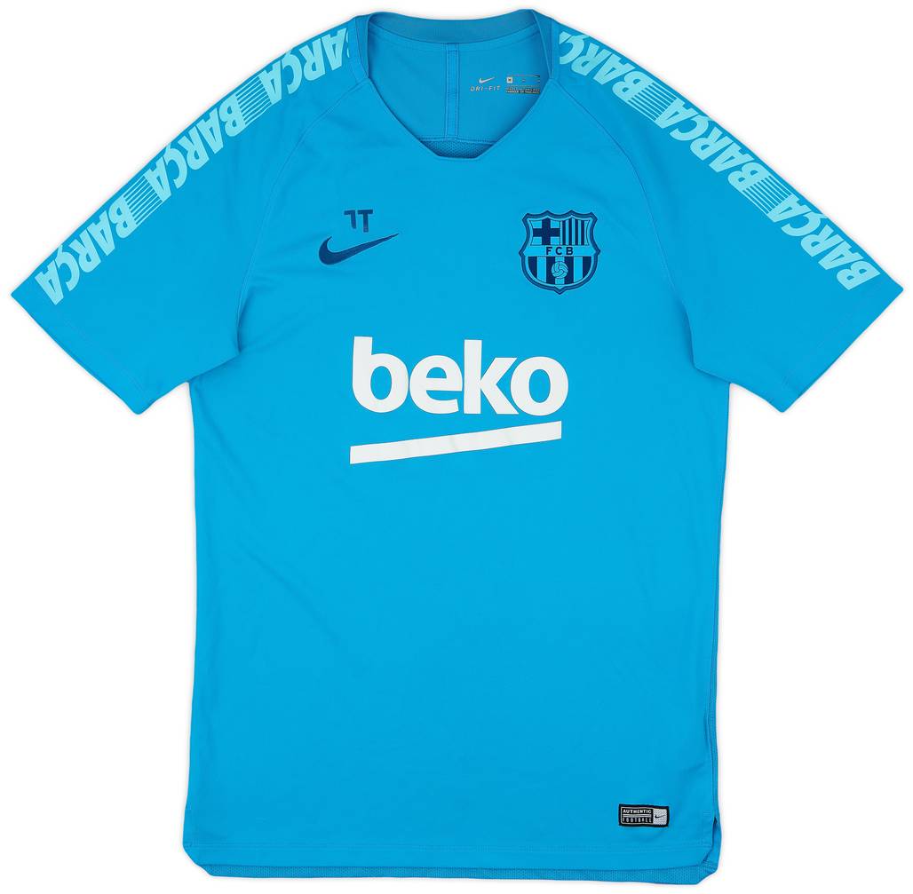 2019-20 Barcelona Nike Staff Issue Training Shirt JT - 6/10 - (M)