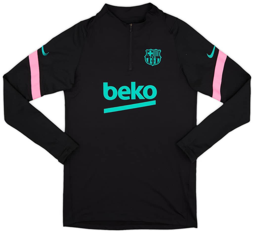 2020-21 Barcelona Nike 1/4 Zip Training Top - 8/10 - (S)