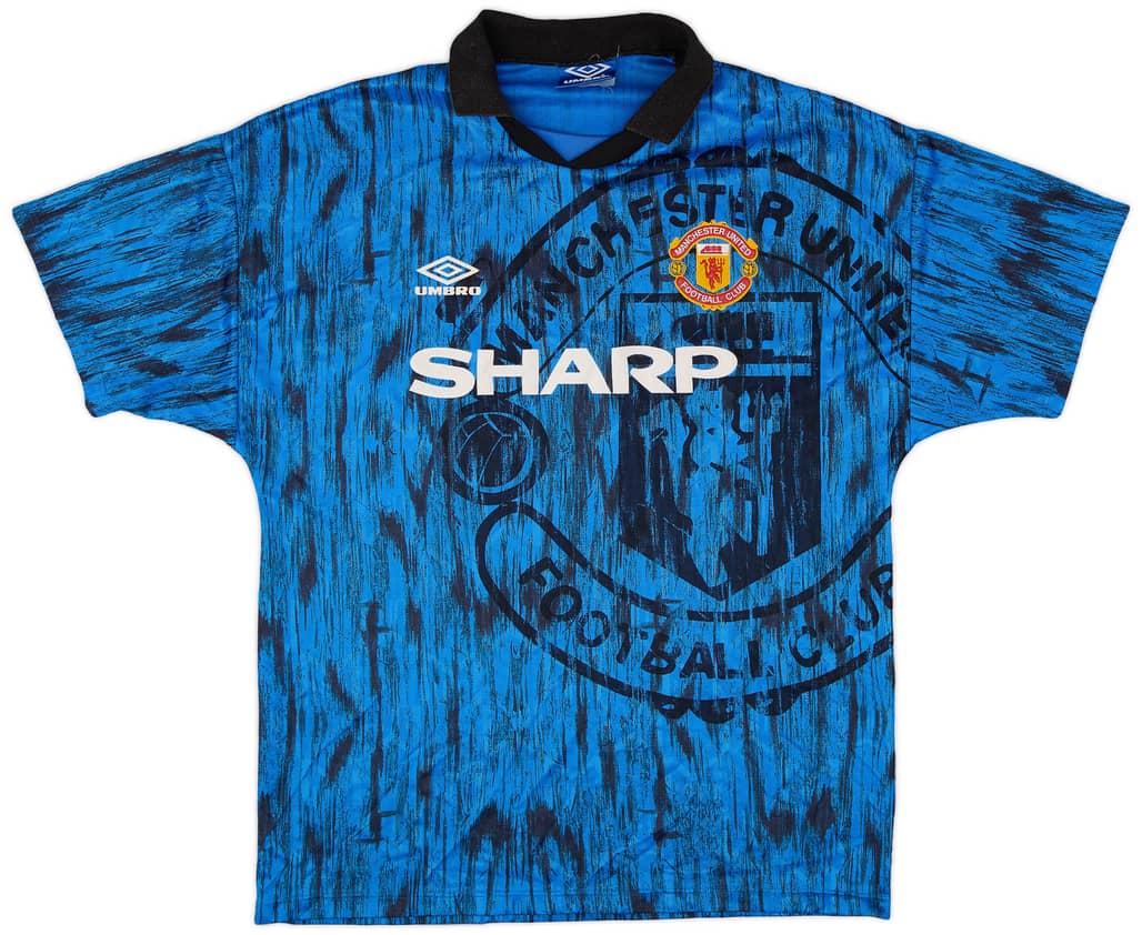 1992-93 Manchester United Away Shirt - 8/10 - (L)