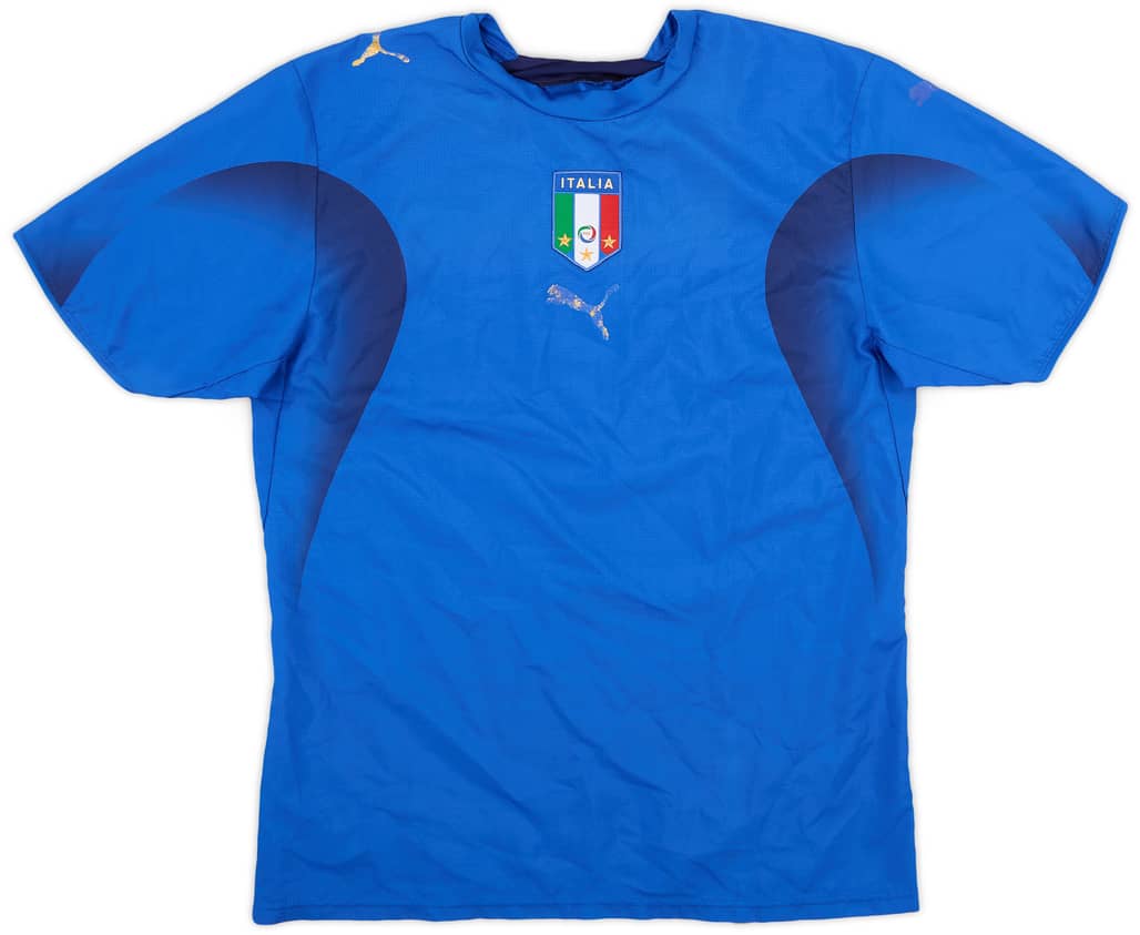 2006 Italy Basic Home Shirt - 4/10 - (M)