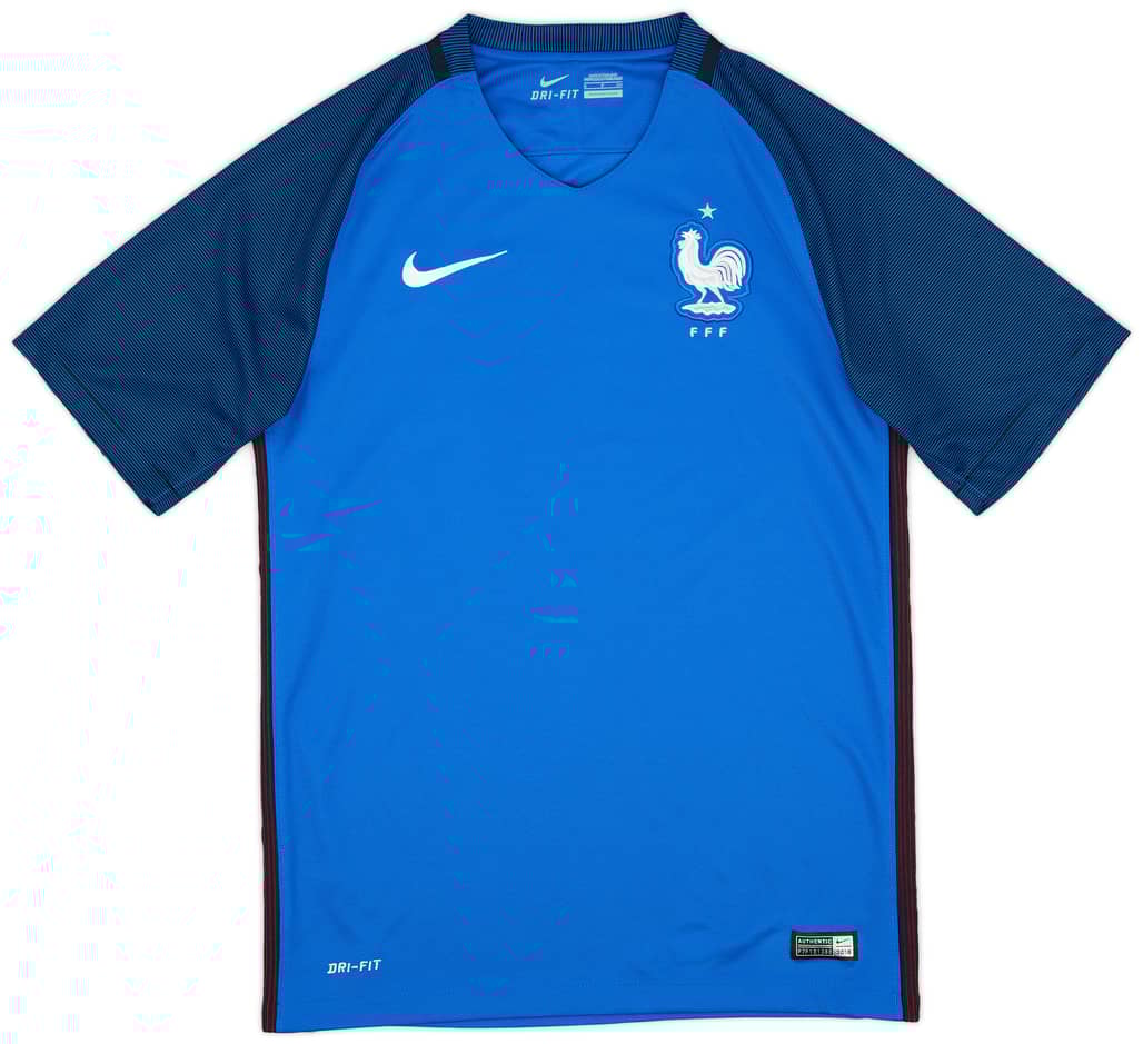 2016-17 France Home Shirt - 9/10 - (S)