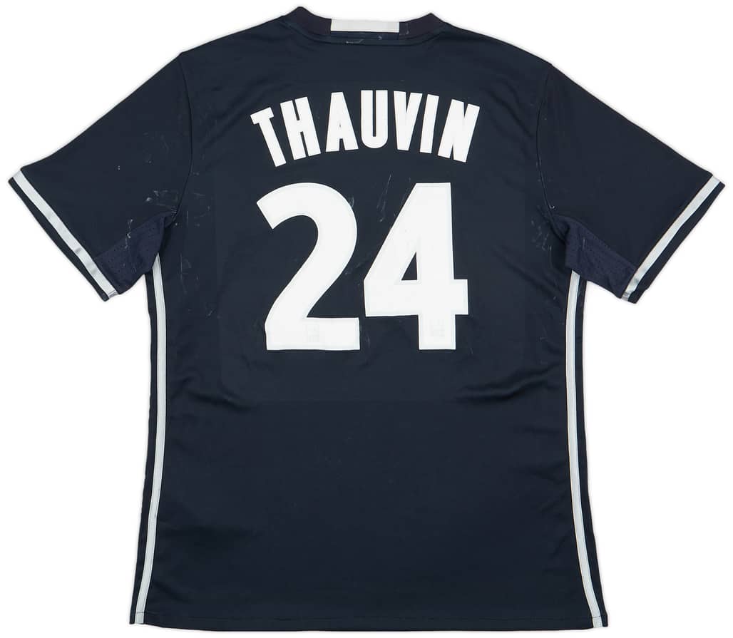 2016-17 Olympique Marseille Away Shirt Thauvin #24 - 5/10 - (M)