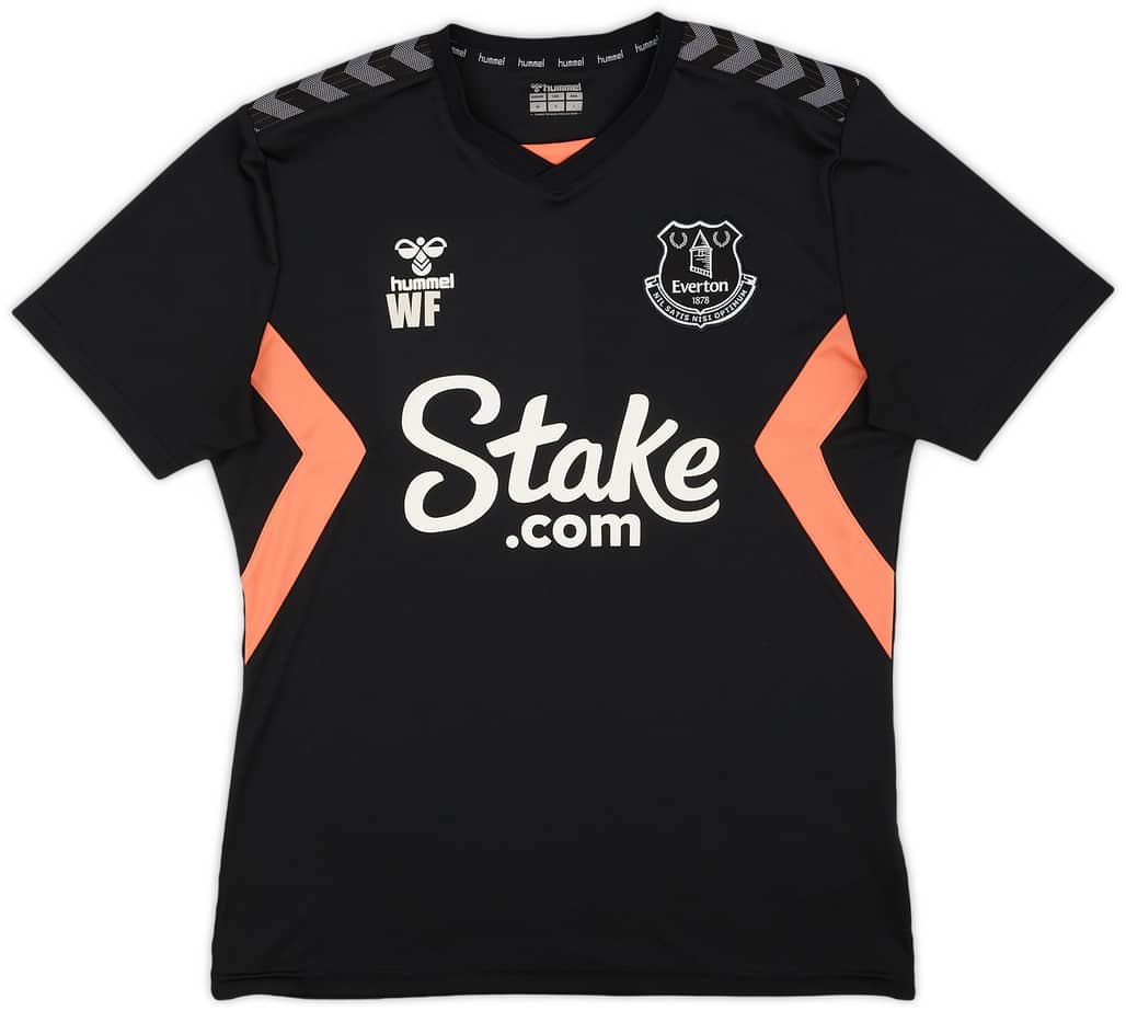 2020-21 Everton Staff Issue Hummel Training Shirt WF' - 8/10 - (M)