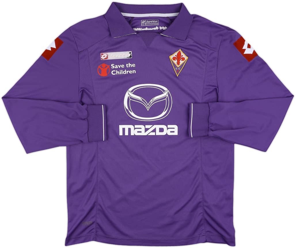 2011-12 Fiorentina Home L/S Shirt - 5/10 - (L)