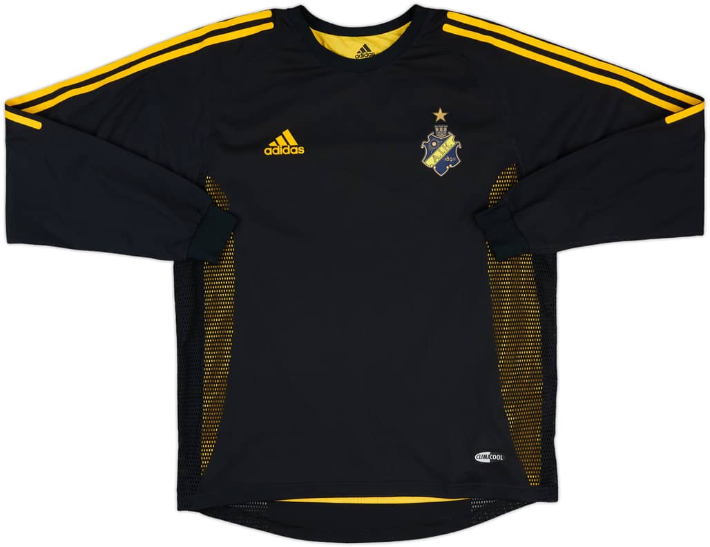2002-03 AIK Stockholm Player Issue Home L/S Shirt - 8/10 - (M)