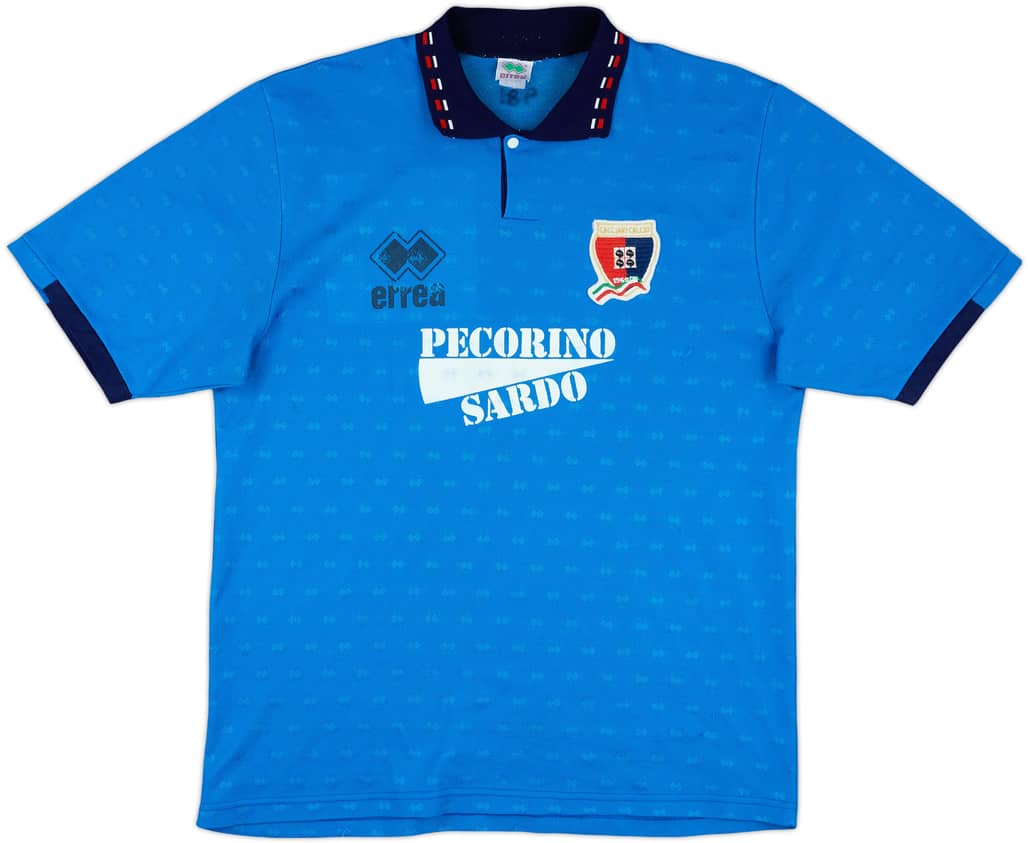 1993-94 Cagliari Errea Training Shirt - 6/10 - (XL)