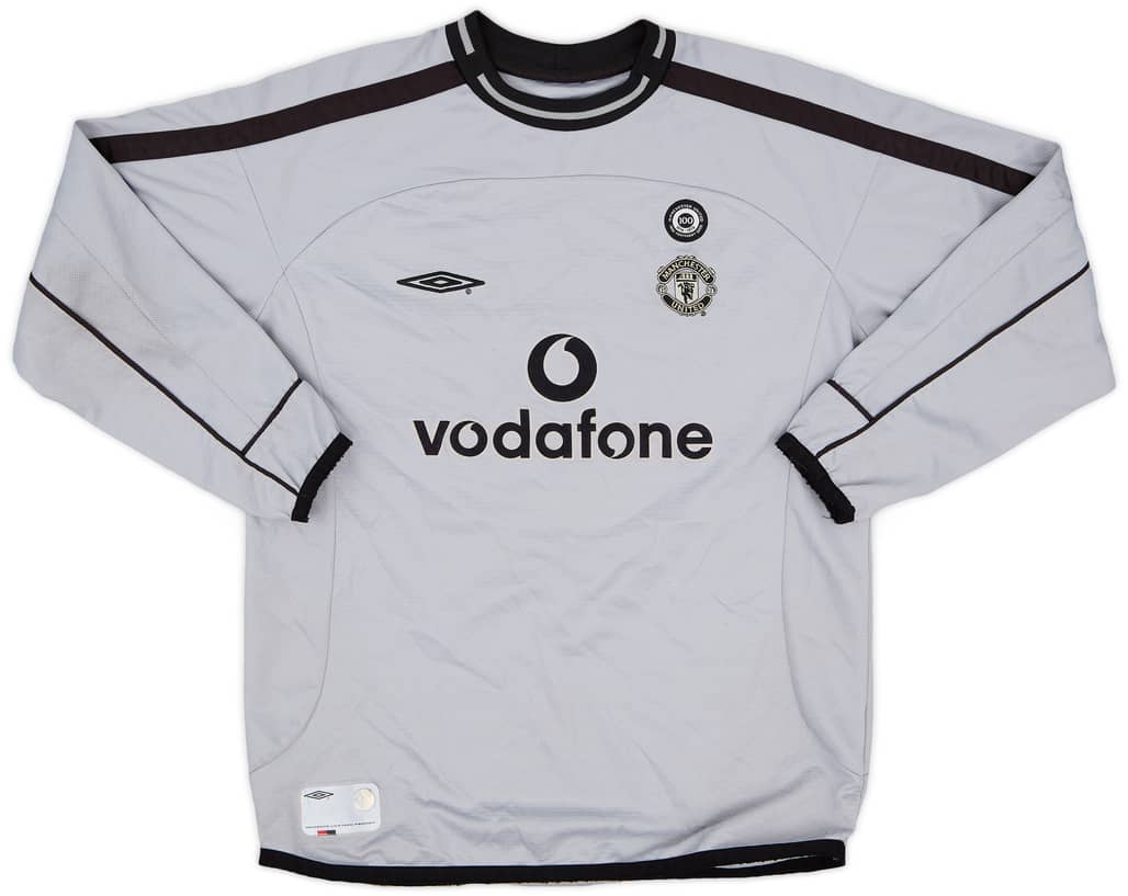 2001-02 Manchester United Centenary GK Shirt - 9/10 - (M.Boys)