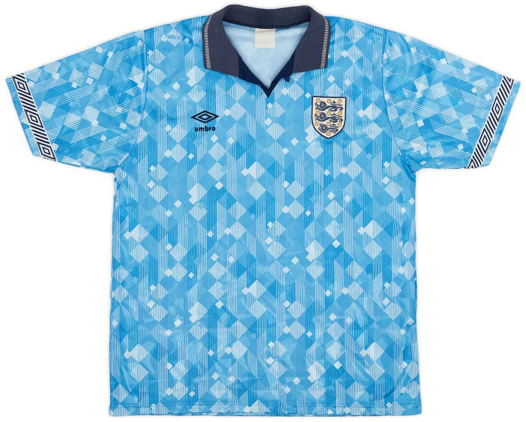1990-92 England Third Shirt - 8/10 - (L)