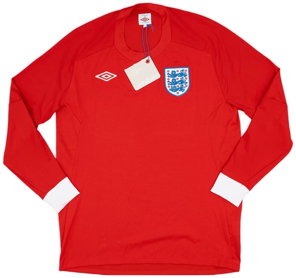 2010-11 England Away L/S Shirt (L)