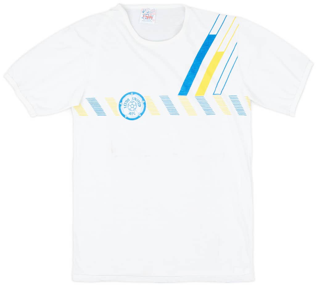 1987-88 Leeds United JSW Cotton Tee - 7/10 - (XL)