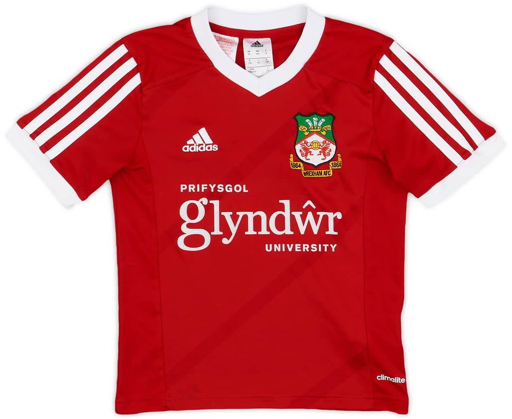 2015-16 Wrexham Home Shirt - 7/10 - (S.Boys)