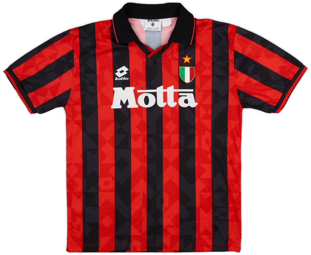 1993-94 AC Milan Home Shirt - 8/10 - (XL)