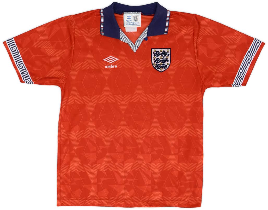 1990-93 England Away Shirt - 8/10 - (S)