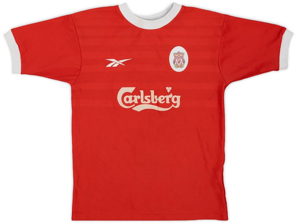 1998-00 Liverpool Home Shirt - 6/10 - (M.Boys)