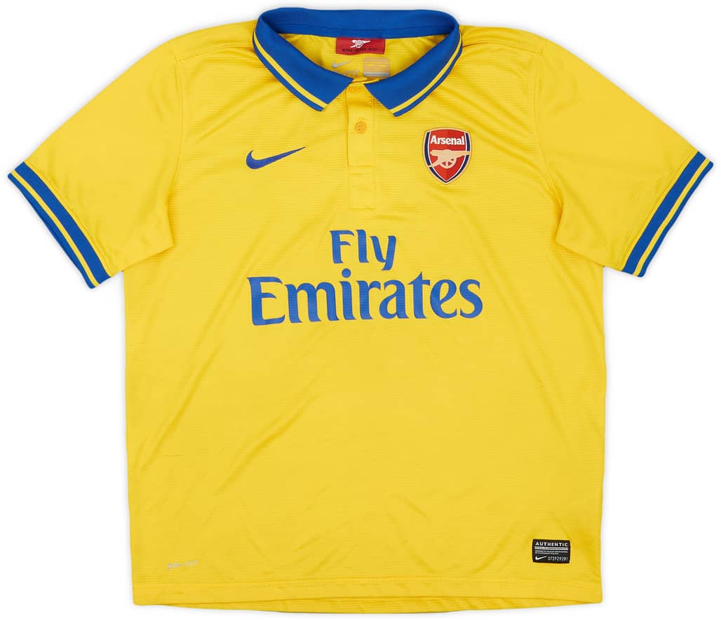 2013-14 Arsenal Away Shirt - 8/10 - (XL.Boys)