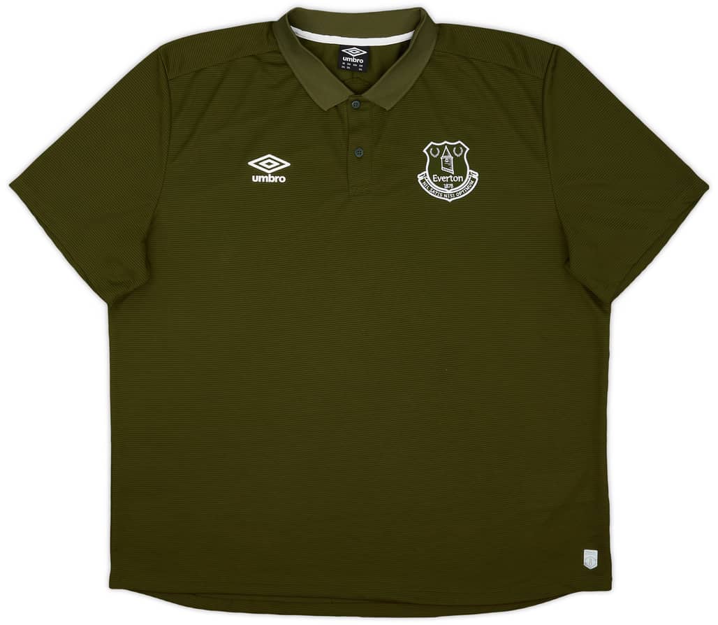2018-19 Everton Umbro Polo Shirt - 7/10 - (3XL)