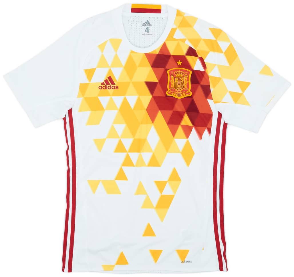2016-17 Spain Player Issue Away Shirt - 7/10 - (S)