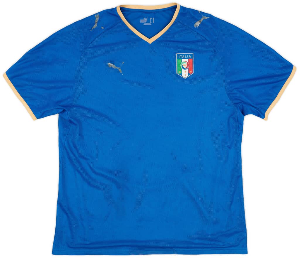 2007-08 Italy Home Shirt - 3/10 - (XL)