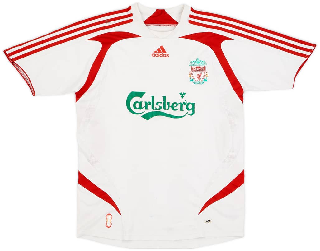 2007-08 Liverpool Away Shirt - 5/10 - (XL.Boys)