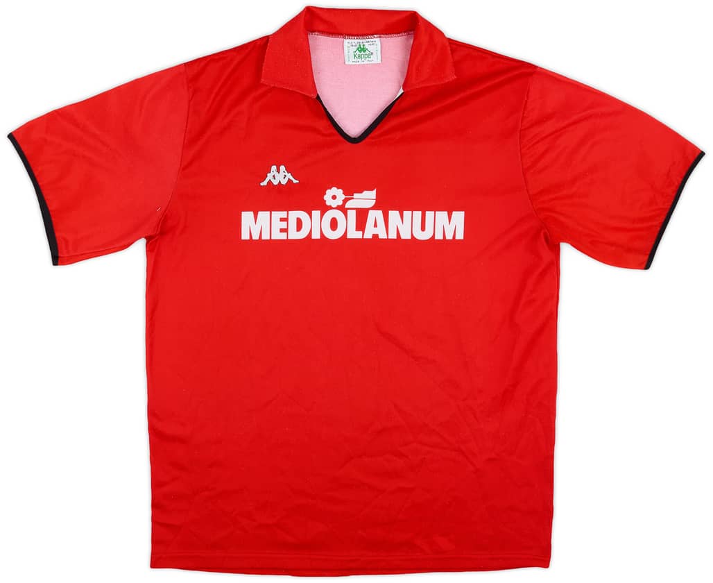 1988-90 AC Milan Kappa Training Shirt - 8/10 - (XL)