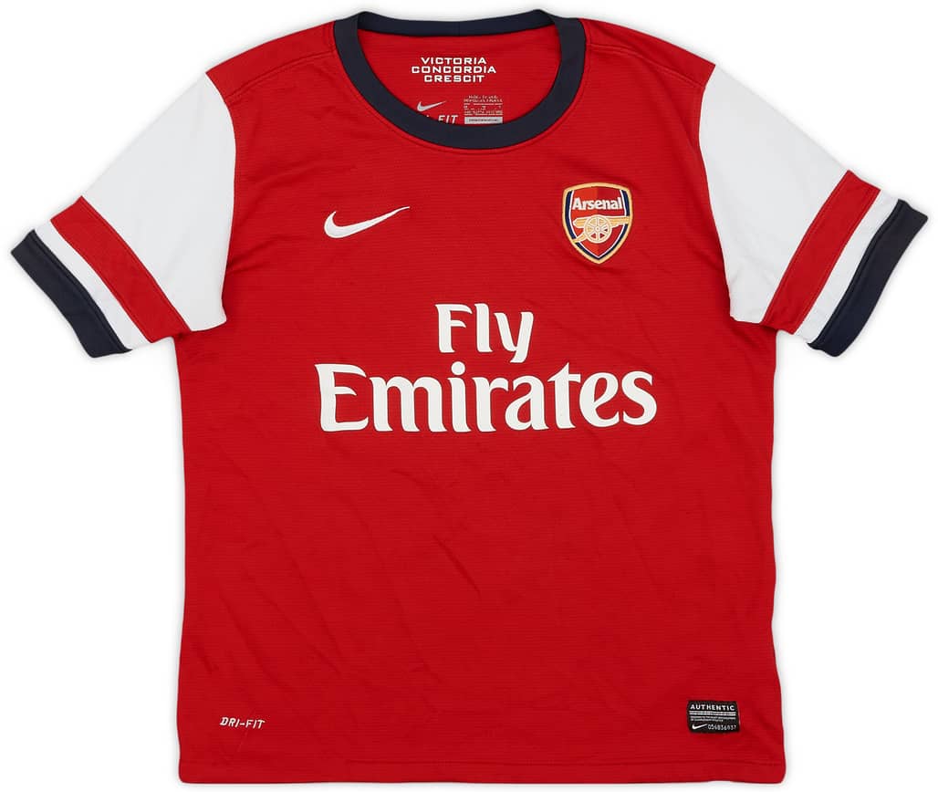 2012-14 Arsenal Home Shirt - 7/10 - (M.Boys)