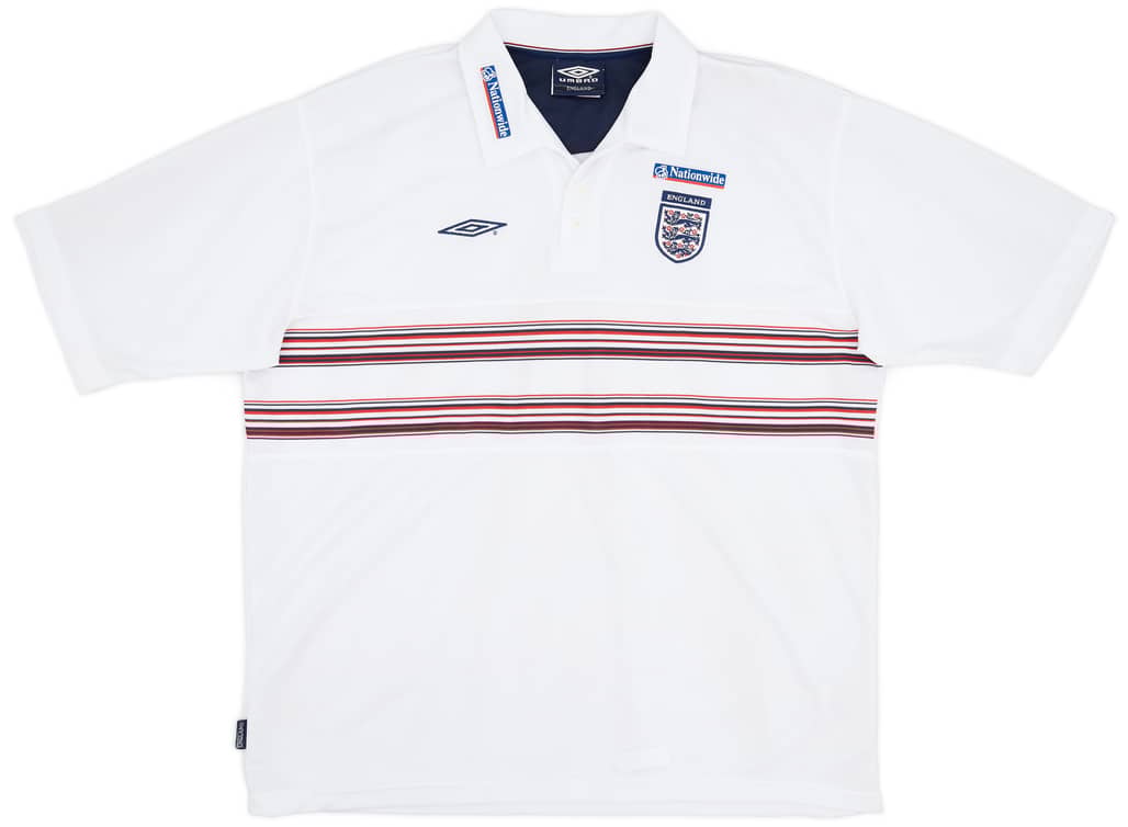 2004-05 England Umbro Polo Shirt - 10/10 - (XXL)