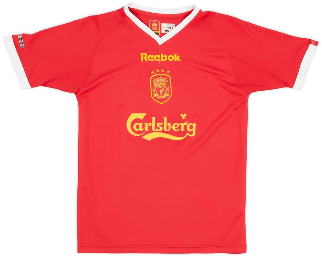 2001-03 Liverpool CL Shirt - 7/10 - (L.Boys)