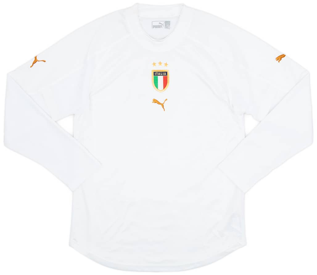 2004-06 Italy Away L/S Shirt - 4/10 - (M)