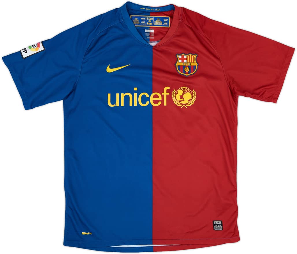 2008-09 Barcelona Home Shirt - 5/10 - (M)