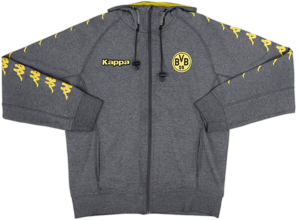 2010-11 Borussia Dortmund Kappa Hooded Track Jacket - 6/10 - (M)