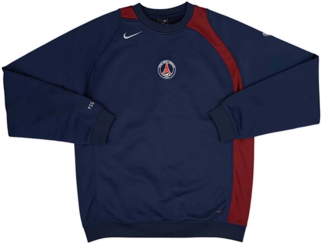 2006-07 Paris Saint-Germain Nike Sweat Top - 8/10 - (L)