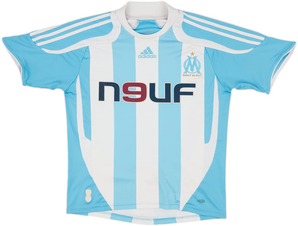 2007-08 Olympique Marseille Away Shirt - 7/10 - (L.Boys)