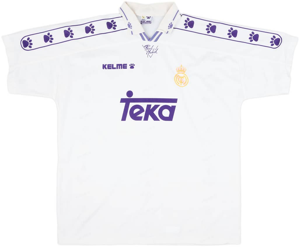 1994-96 Real Madrid Home Shirt - 5/10 - (XL)