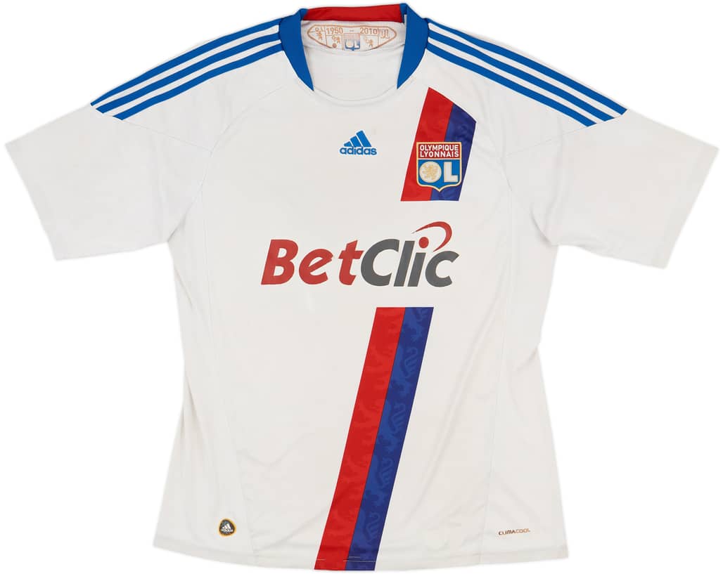 2010-11 Lyon Home Shirt - 4/10 - (L)