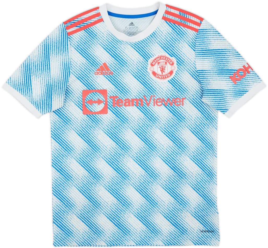 2021-22 Manchester United Away Shirt - 8/10 - (XL.Boys)
