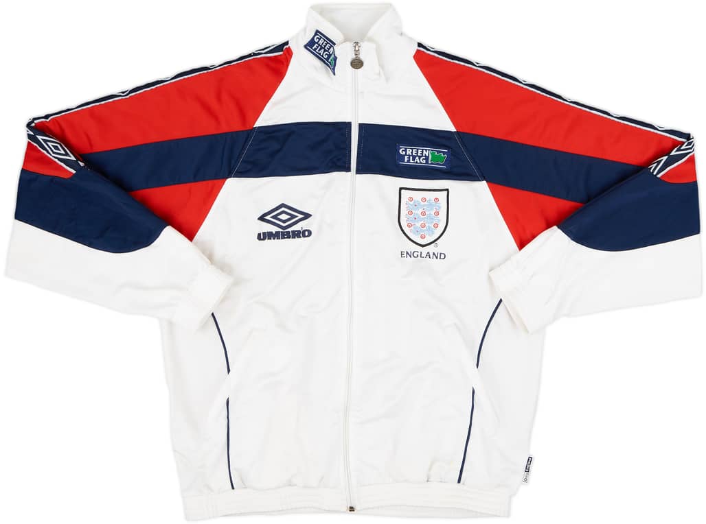 1998-99 England Umbro Track Jacket - 6/10 - (S)