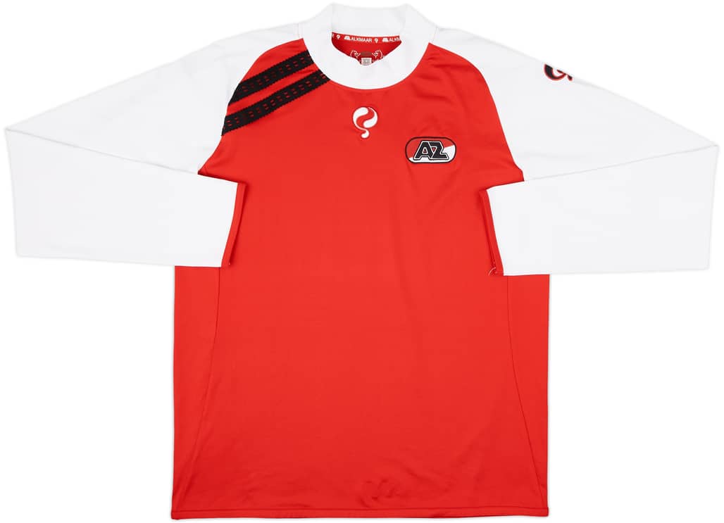 2010-11 AZ Alkmaar Home L/S Shirt - 9/10 - (XL)