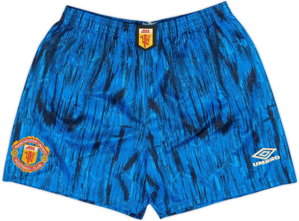 1992-93 Manchester United Away Shorts - 9/10 - (M)